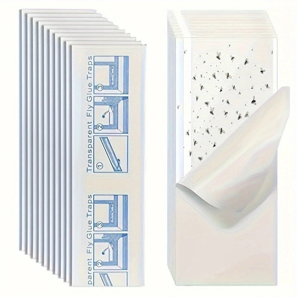 Transparent Window Flower Fly Sticker Fly Trap