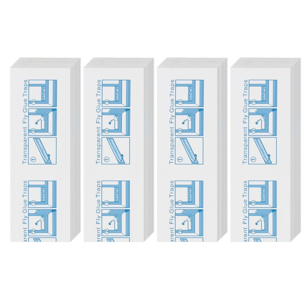 Transparent Window Flower Fly Sticker Fly Trap