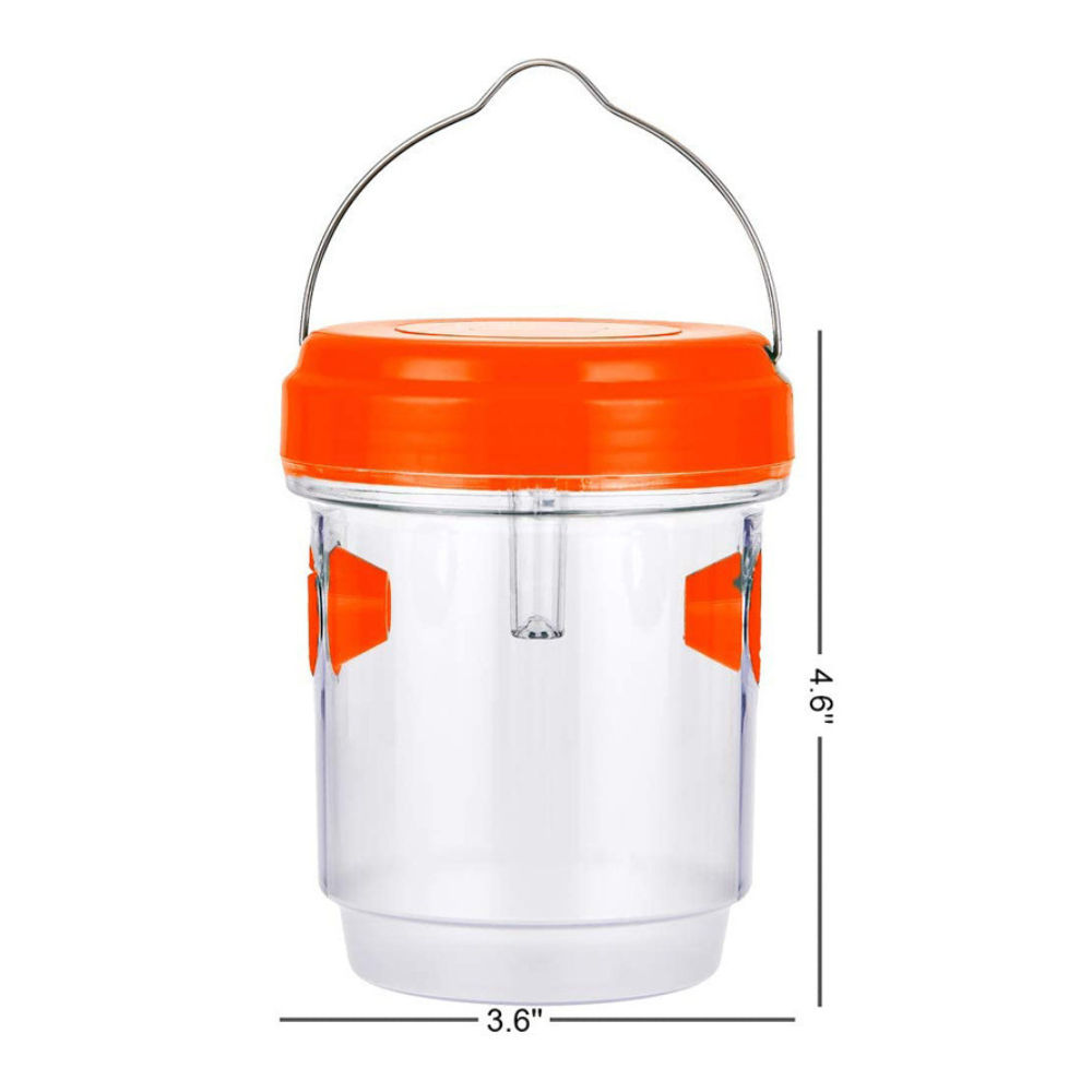 Fruit Fly Trap Outdoor Solar LED Insect Trap Bee And Fly Trap